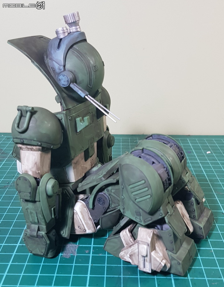 七年級生的回憶 萬代1:20 Scopedog Berkoff Squad 裝甲騎兵眼鏡狗 模型製作分享