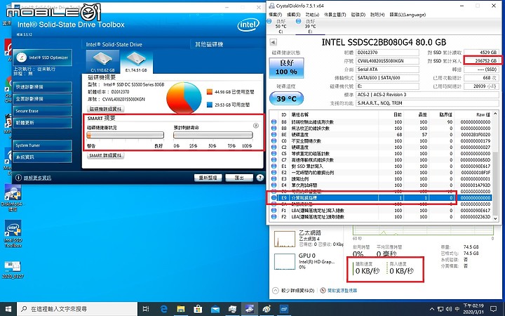 Intel企業級SSD寫到掛測試(DC S3500 80GB)-Week ?(Day懶得數了)，突破300TB