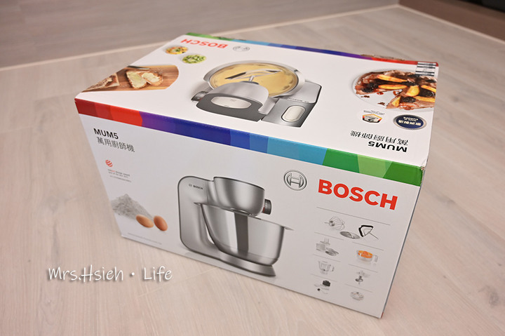 點我看大圖 Bosch精湛萬用廚師機開箱