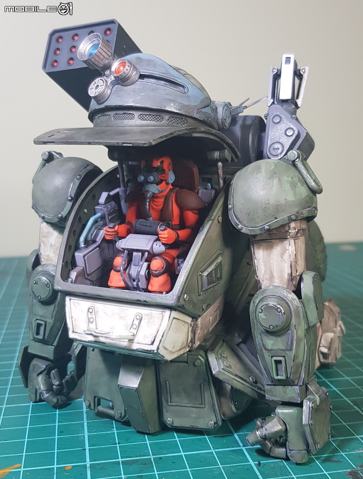 七年級生的回憶 萬代1:20 Scopedog Berkoff Squad 裝甲騎兵眼鏡狗 模型製作分享
