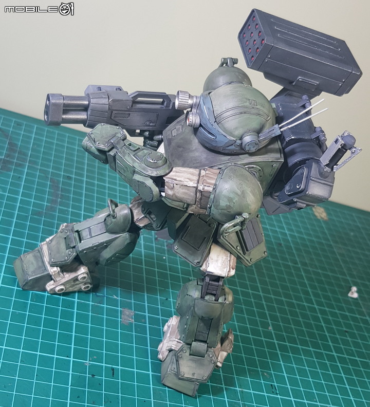 七年級生的回憶 萬代1:20 Scopedog Berkoff Squad 裝甲騎兵眼鏡狗 模型製作分享