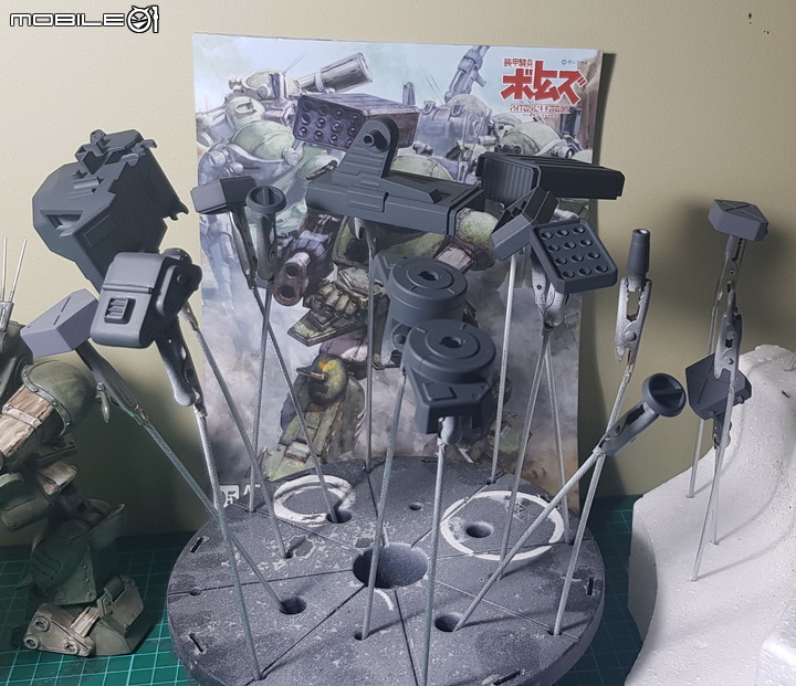 七年級生的回憶 萬代1:20 Scopedog Berkoff Squad 裝甲騎兵眼鏡狗 模型製作分享