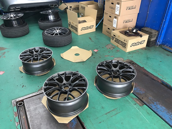 【開箱】 RAYS G16 MK色 鍛造鋁圈 FOR W205 C300