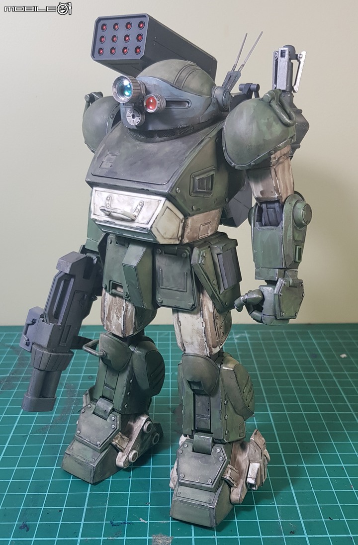 七年級生的回憶 萬代1:20 Scopedog Berkoff Squad 裝甲騎兵眼鏡狗 模型製作分享