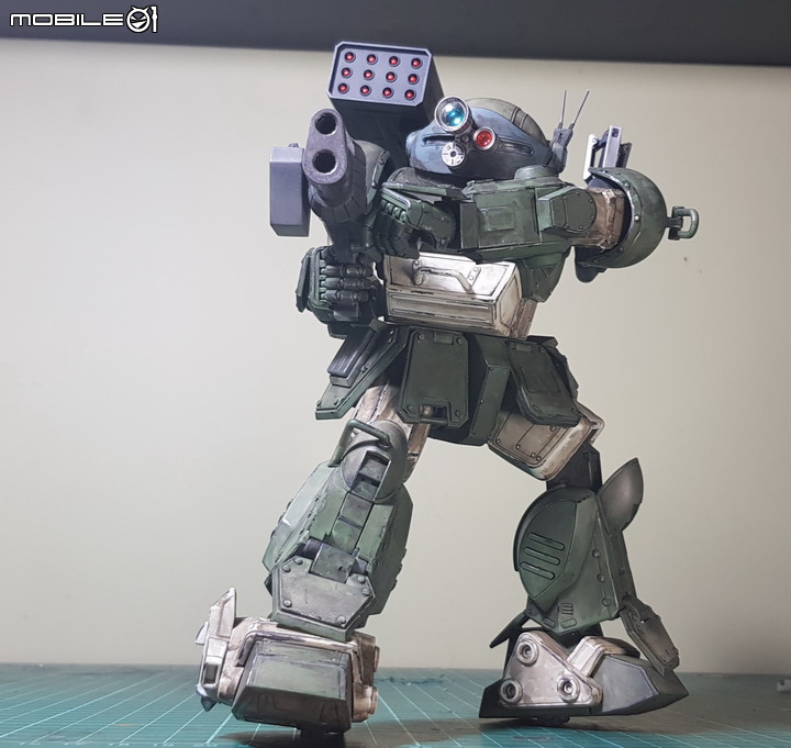 七年級生的回憶 萬代1:20 Scopedog Berkoff Squad 裝甲騎兵眼鏡狗 模型製作分享