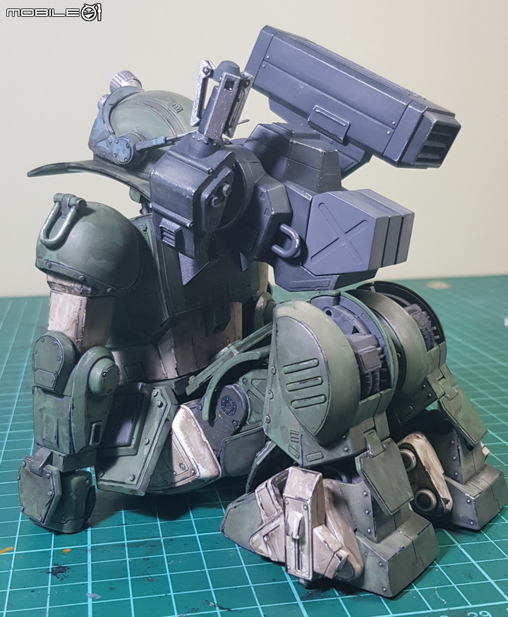 七年級生的回憶 萬代1:20 Scopedog Berkoff Squad 裝甲騎兵眼鏡狗 模型製作分享