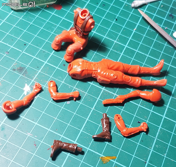 七年級生的回憶 萬代1:20 Scopedog Berkoff Squad 裝甲騎兵眼鏡狗 模型製作分享