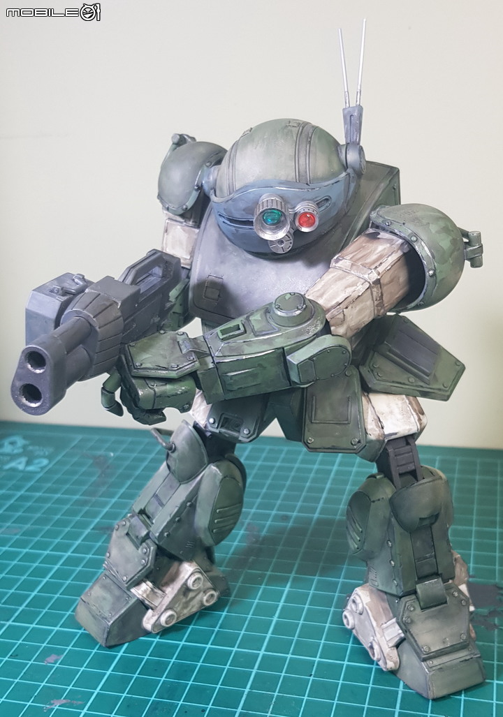 七年級生的回憶 萬代1:20 Scopedog Berkoff Squad 裝甲騎兵眼鏡狗 模型製作分享
