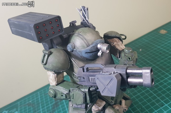 七年級生的回憶 萬代1:20 Scopedog Berkoff Squad 裝甲騎兵眼鏡狗 模型製作分享