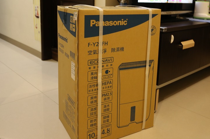 Panasonic帶給我居家空間每天的谷關好空氣,清淨除溼機F-Y20FH開箱及使用心得!!