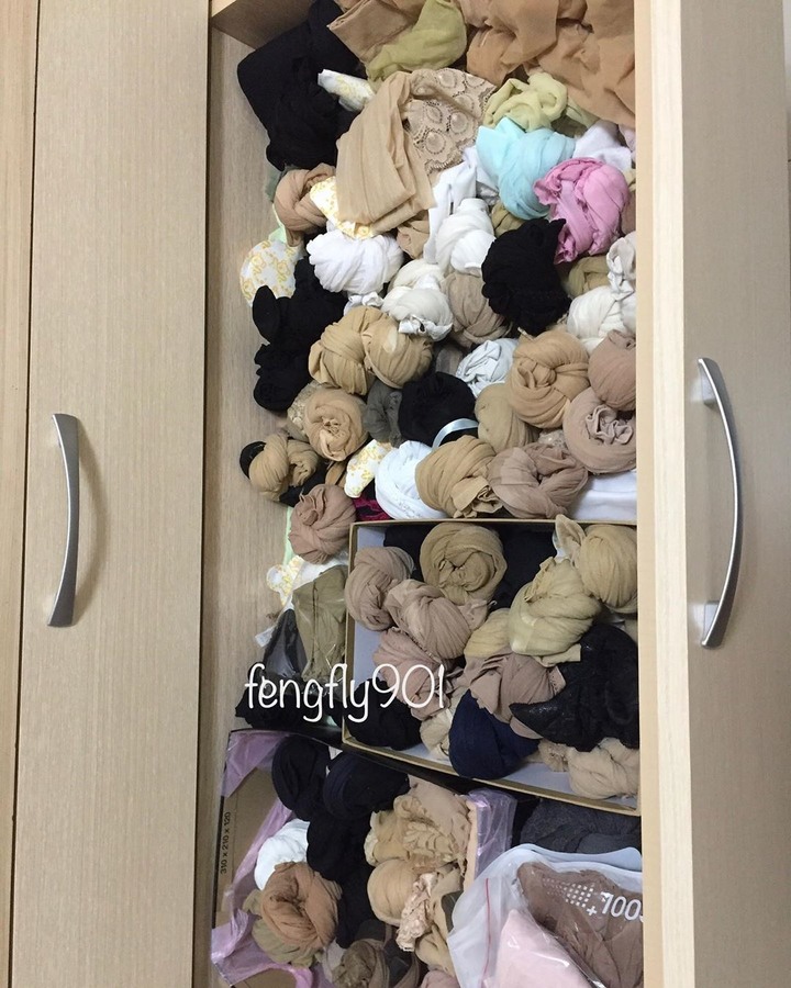 時間永遠不夠用~襪襪根本就無法一一整理好^^"
