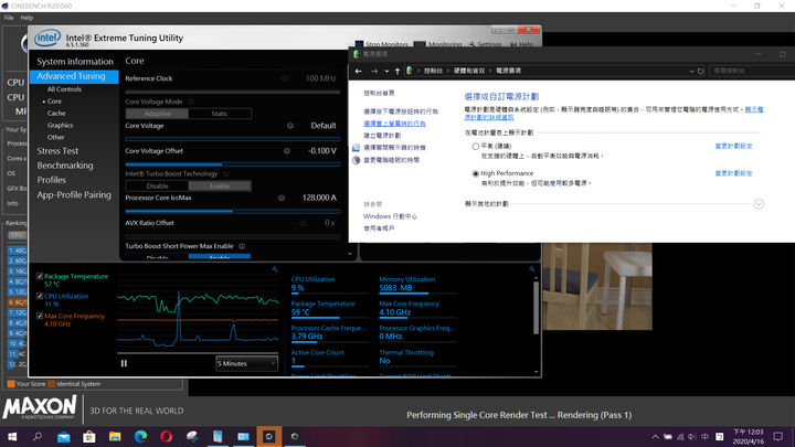 i7 9750h 無法到最高時脈