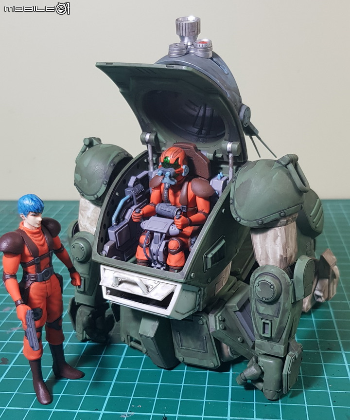 七年級生的回憶 萬代1:20 Scopedog Berkoff Squad 裝甲騎兵眼鏡狗 模型製作分享