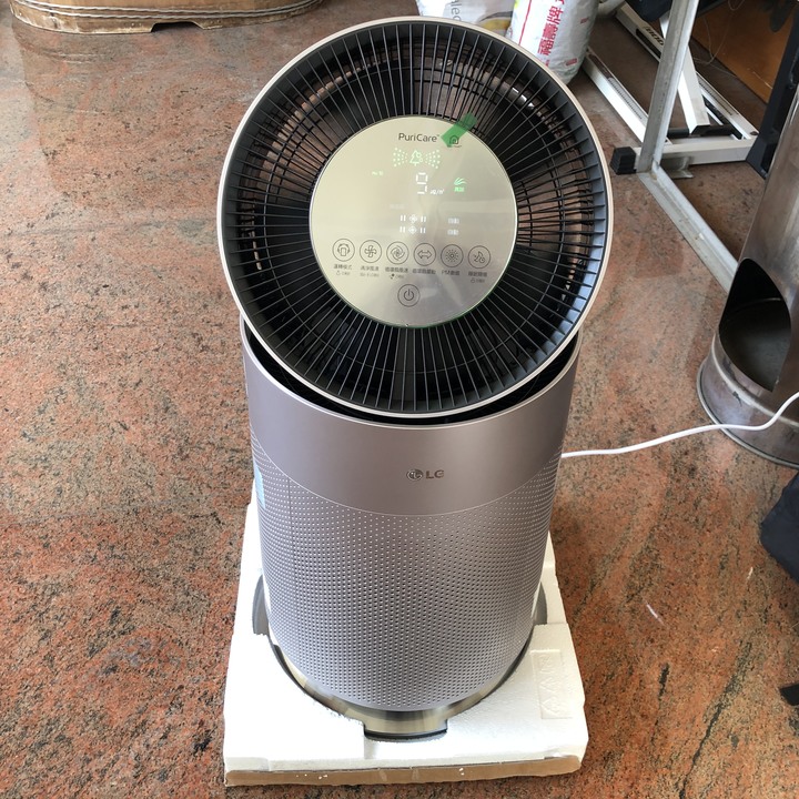 [開箱] LG PuriCare™ WiFi 360°空氣清淨機 [AS601DPT0 銀色][去除懸浮粒子,維持空氣好品質!]