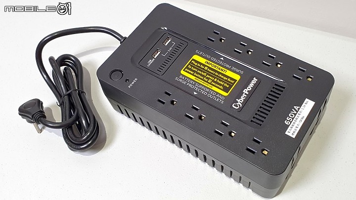 點我看大圖 Cyberpower CP650HGa 離線式不斷電系統開箱 (CP650HGa)