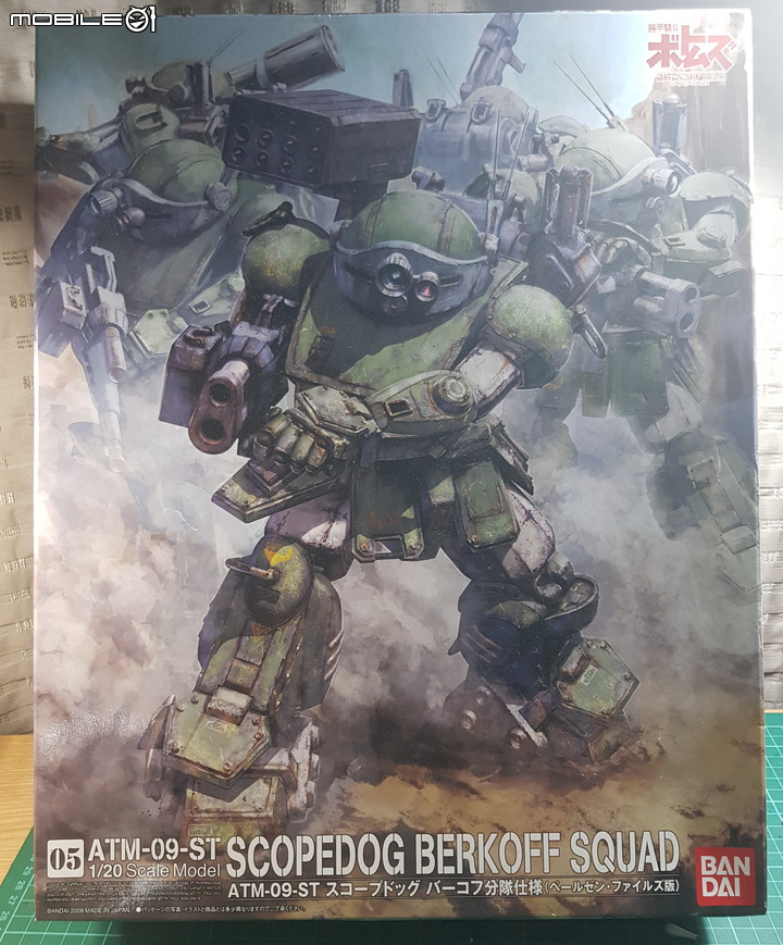 七年級生的回憶 萬代1:20 Scopedog Berkoff Squad 裝甲騎兵眼鏡狗 模型製作分享