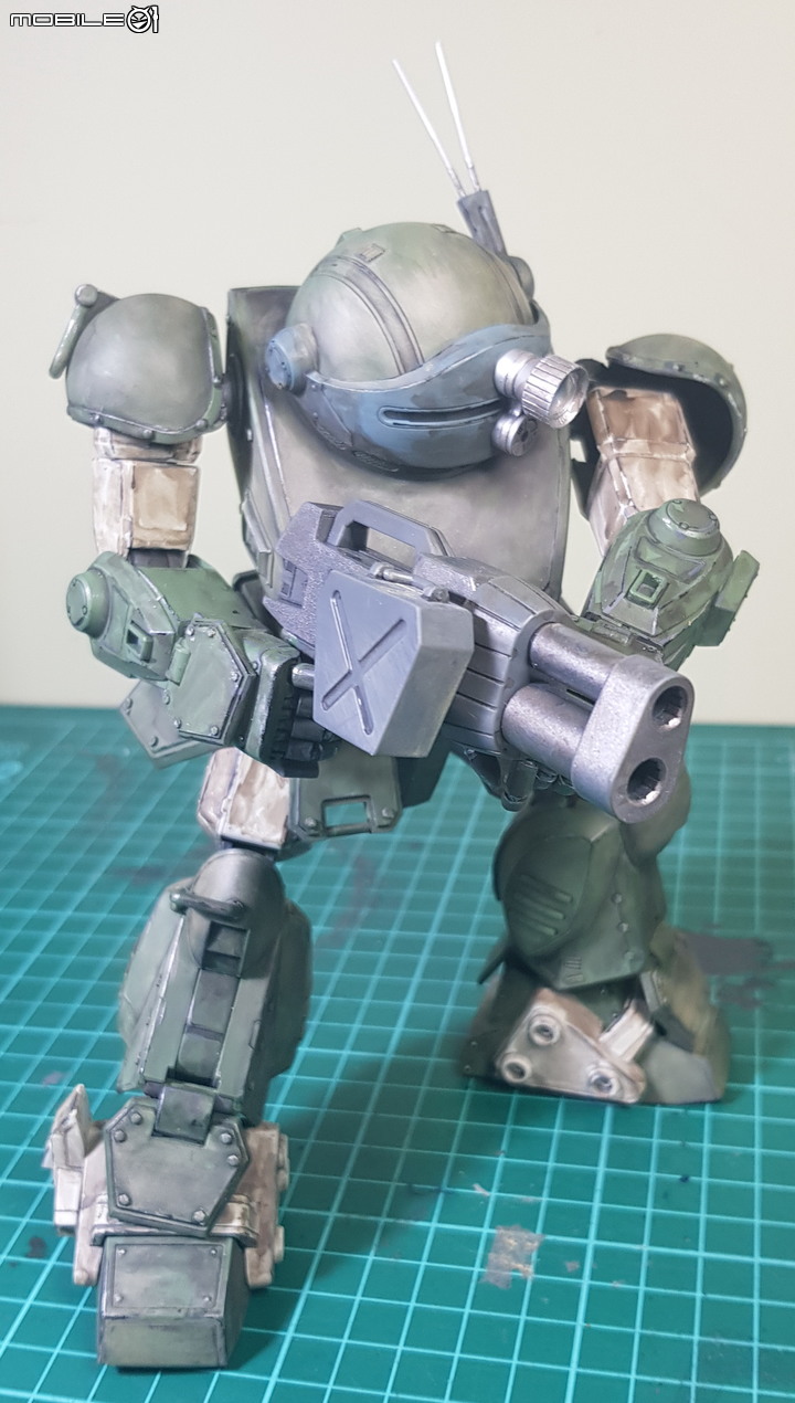 七年級生的回憶 萬代1:20 Scopedog Berkoff Squad 裝甲騎兵眼鏡狗 模型製作分享