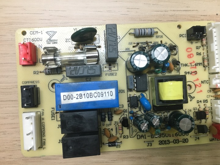 請問Sharp 除濕機 DW-D8HT-W突波吸收器及保險絲