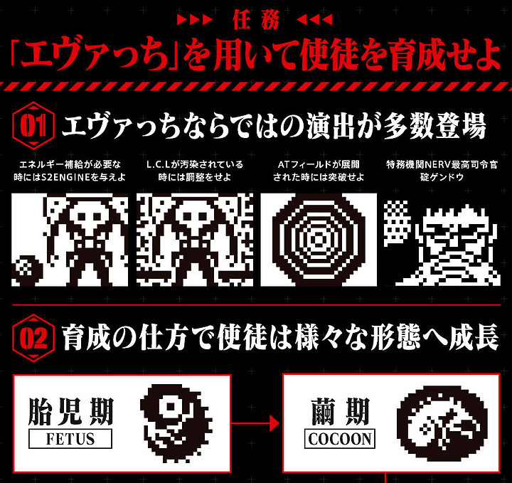 BANDAI推《新世紀福音戰士》使徒電子雞 自己的使徒自己養!