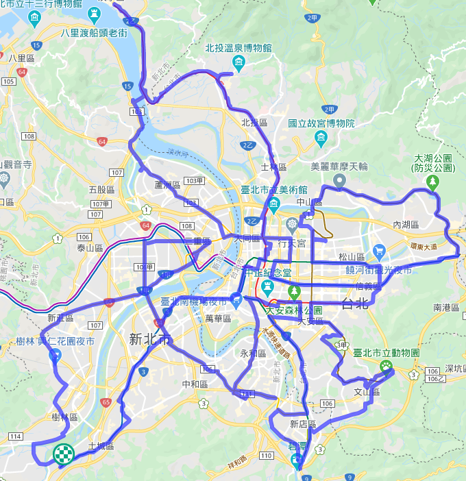 大台北捷運一日攻略 (不含輕軌、機捷、纜車)