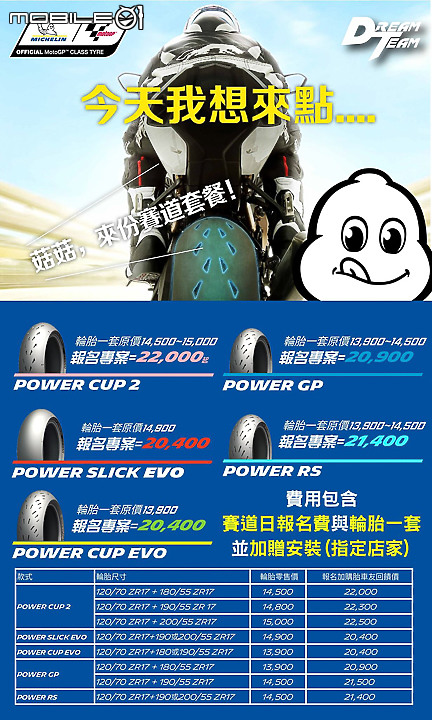 MICHELIN Power 系列新胎發表及試駕 賽道胎直接下放 公路更多選擇