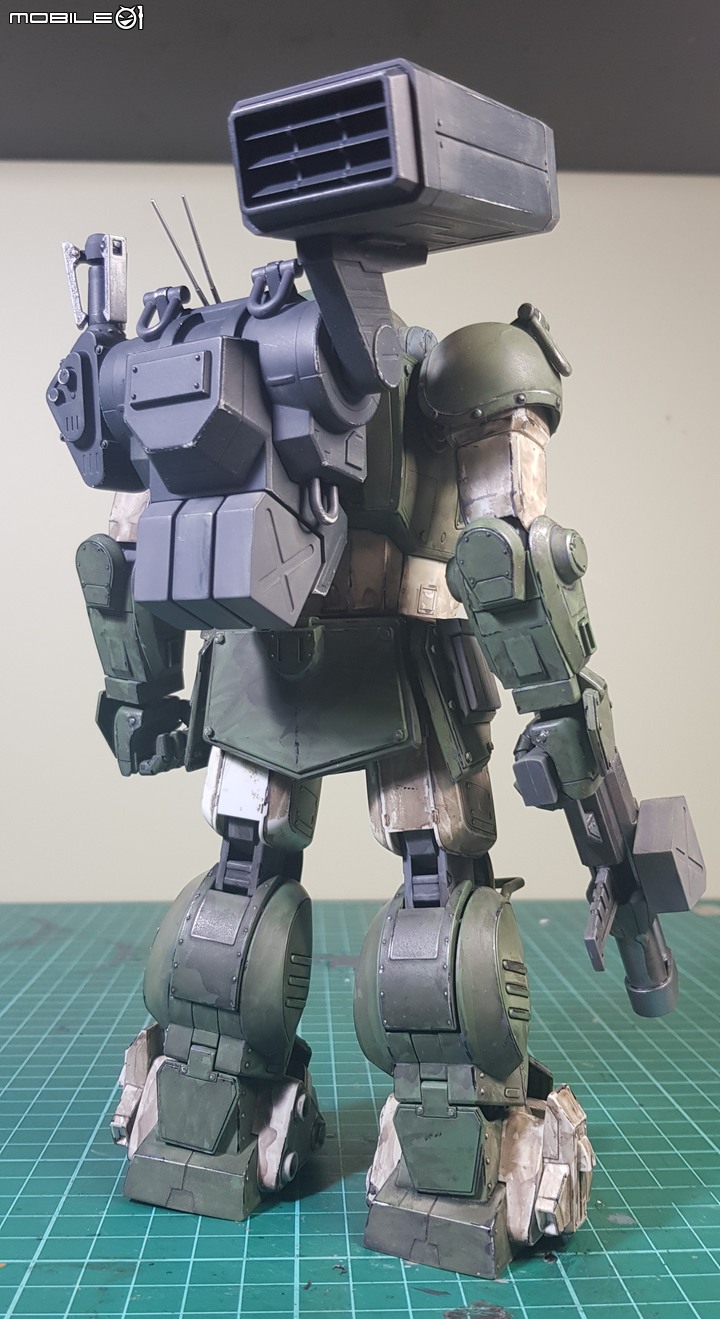 七年級生的回憶 萬代1:20 Scopedog Berkoff Squad 裝甲騎兵眼鏡狗 模型製作分享