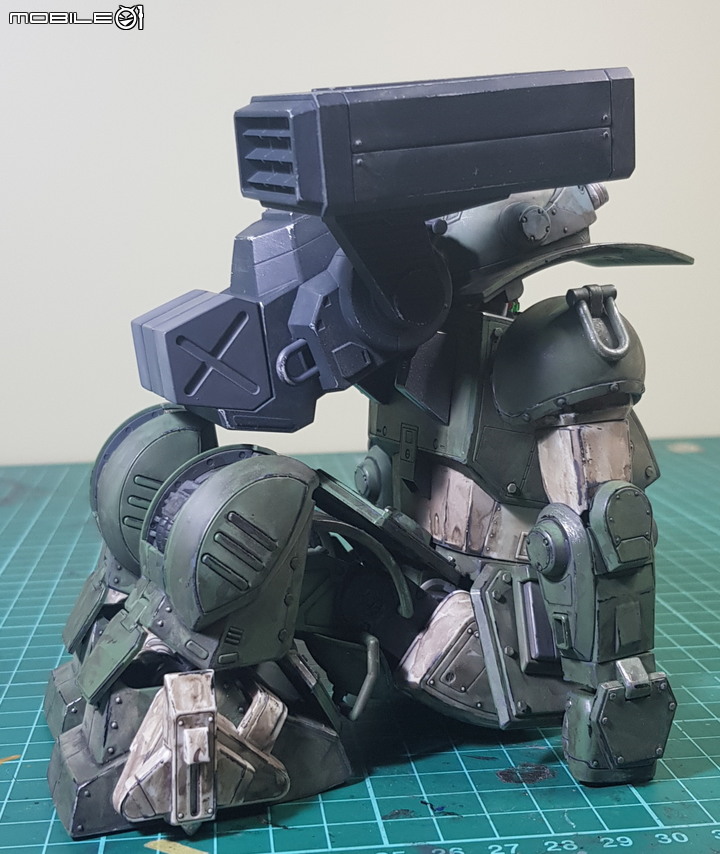 七年級生的回憶 萬代1:20 Scopedog Berkoff Squad 裝甲騎兵眼鏡狗 模型製作分享