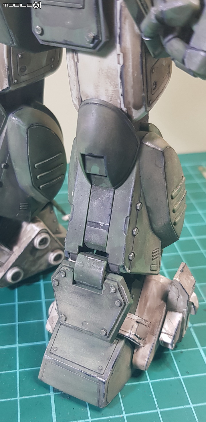 七年級生的回憶 萬代1:20 Scopedog Berkoff Squad 裝甲騎兵眼鏡狗 模型製作分享