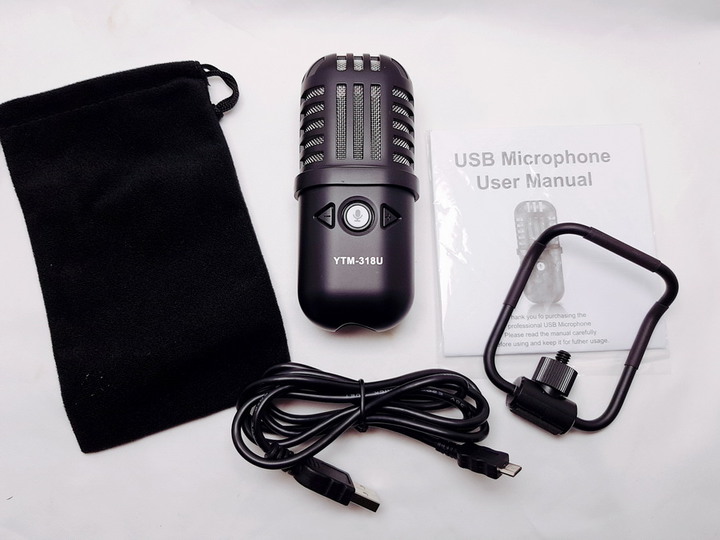 【開箱】樸實無華的 YTM-318U/YTM-132U 電腦麥克風,隨插即用 無腦上手。