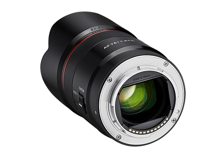 【新訊】Samyang AF 75mm F1.8 FE 重量僅 230 公克的中長焦人像鏡！