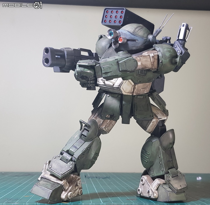 七年級生的回憶 萬代1:20 Scopedog Berkoff Squad 裝甲騎兵眼鏡狗 模型製作分享