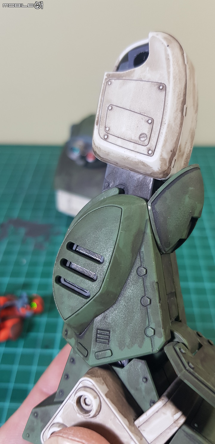 七年級生的回憶 萬代1:20 Scopedog Berkoff Squad 裝甲騎兵眼鏡狗 模型製作分享
