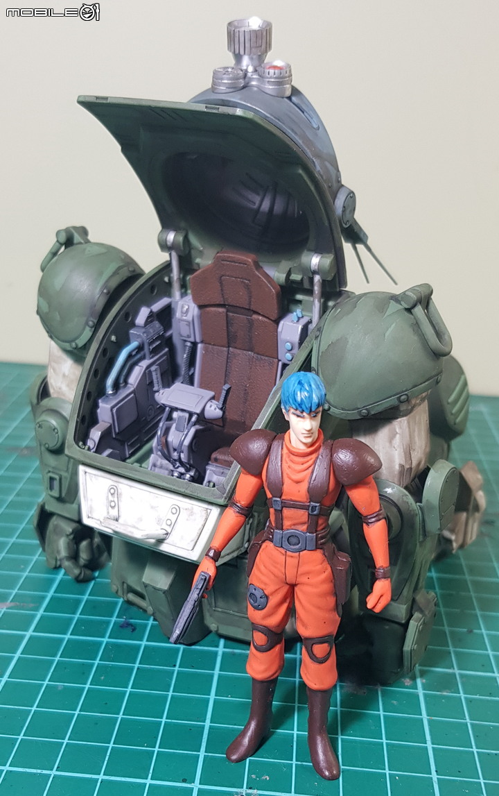 七年級生的回憶 萬代1:20 Scopedog Berkoff Squad 裝甲騎兵眼鏡狗 模型製作分享