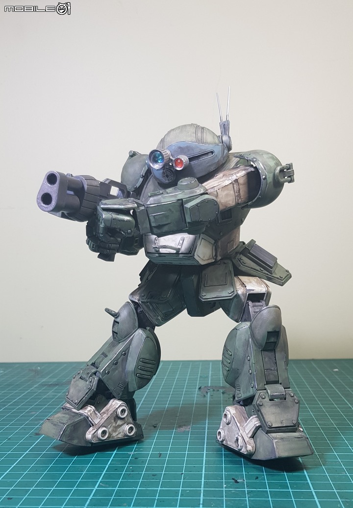 七年級生的回憶 萬代1:20 Scopedog Berkoff Squad 裝甲騎兵眼鏡狗 模型製作分享