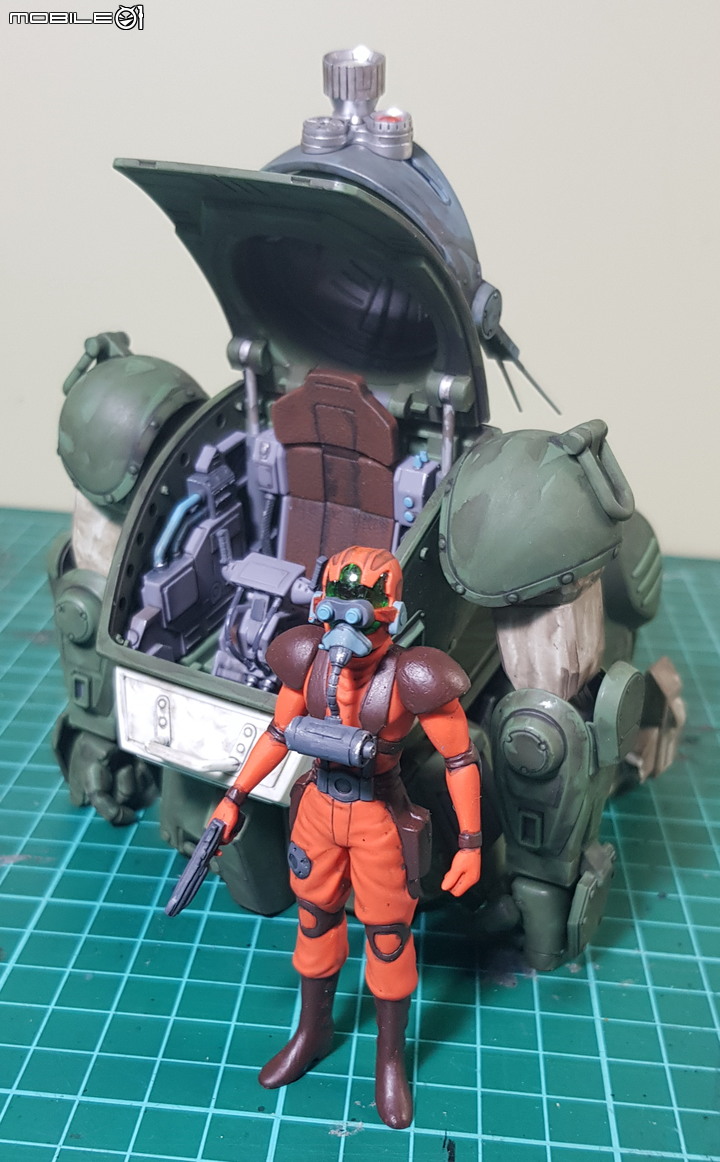 七年級生的回憶 萬代1:20 Scopedog Berkoff Squad 裝甲騎兵眼鏡狗 模型製作分享