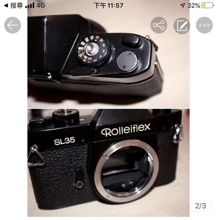 德國RolleiflexSL35 傳統單眼相機（新加坡製）