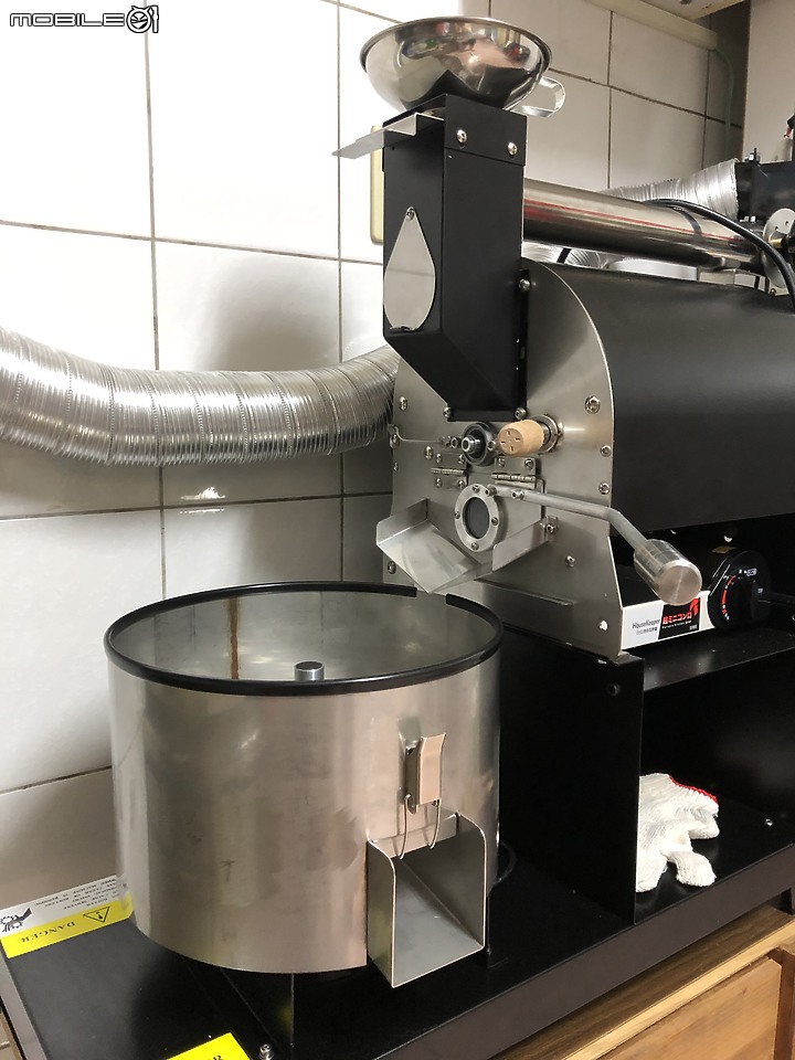 MIT製造-1KG直火半熱風咖啡烘豆機+下料冷卻電動盤 開箱