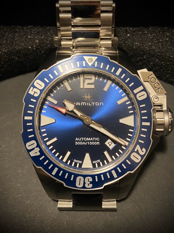 【hamilton 漢米爾頓-Frogman蛙人】文青、粗曠、典雅、時尚，你自己定義 !!!