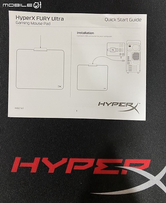 點我看大圖 多按鈕輕量經典手感 HyperX Pulsefire Raid 新鼠 FURY Ultra RGB 鼠墊開箱