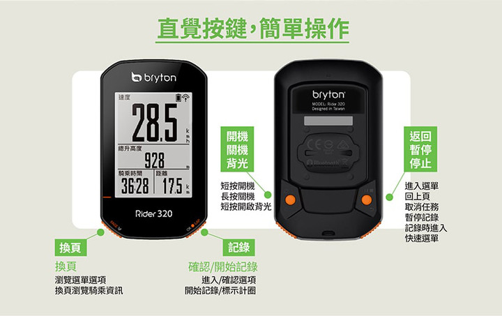 【開箱】Bryton Rider 320