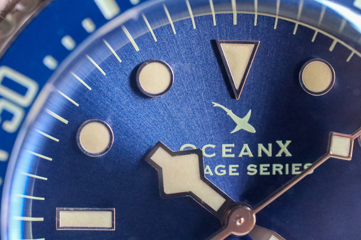 點我看大圖 開箱 OceanX Sharkmaster-V VSMS512 潛水 玫瑰金錶
