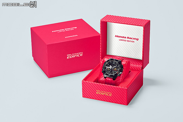 CASIO EDIFICE x Honda Racing 20th 聯名錶款「ECB-10HR」即刻開賣!