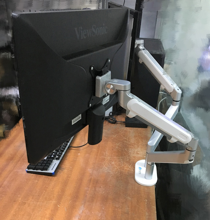 雙螢幕使用者都值得擁有- 開箱Raymii MS6氣壓螢幕支架