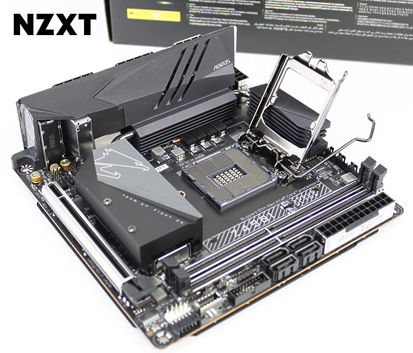 點我看大圖 Intel 10th 處理器與 Z490I Aorus Ultra,NZXT H1 最佳 ITX 解決方案!