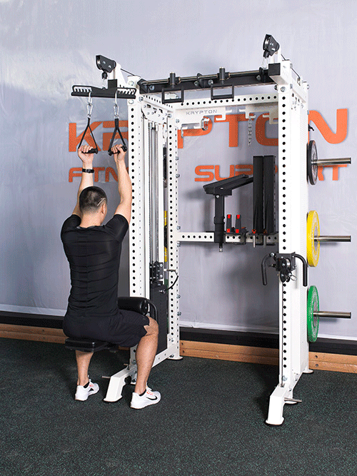 開箱krypton fitness 深蹲架+高低拉+飛鳥 三合一 訓練器
