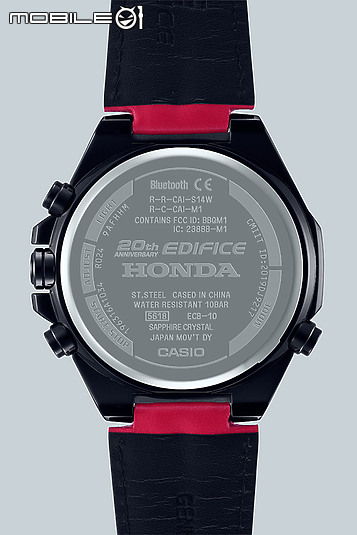 CASIO EDIFICE x Honda Racing 20th 聯名錶款「ECB-10HR」即刻開賣!
