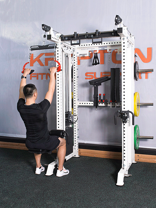 開箱krypton fitness 深蹲架+高低拉+飛鳥 三合一 訓練器