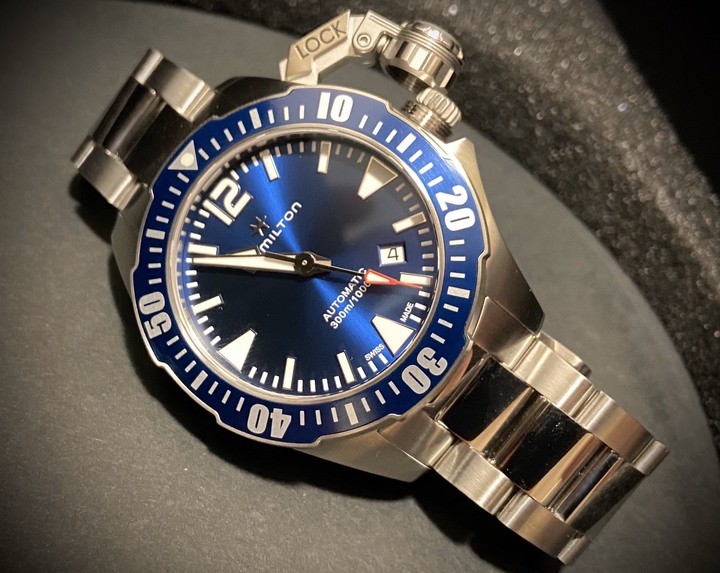 【hamilton 漢米爾頓-Frogman蛙人】文青、粗曠、典雅、時尚，你自己定義 !!!
