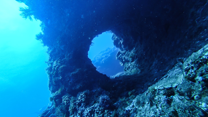 第一次的合界船潛，水清無流輕鬆玩