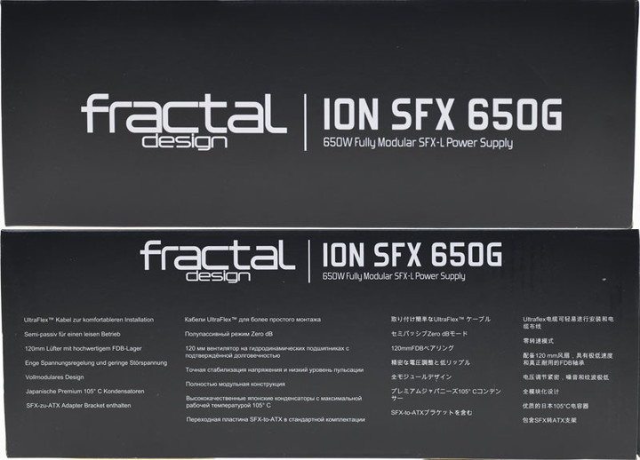 Fractal Design ION SFX 650G 650W全模組化金牌電源開箱